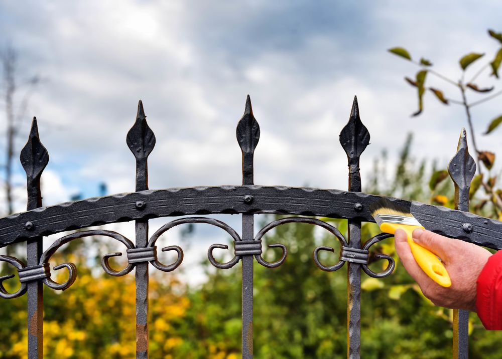 Wrought Iron Fence Restoration